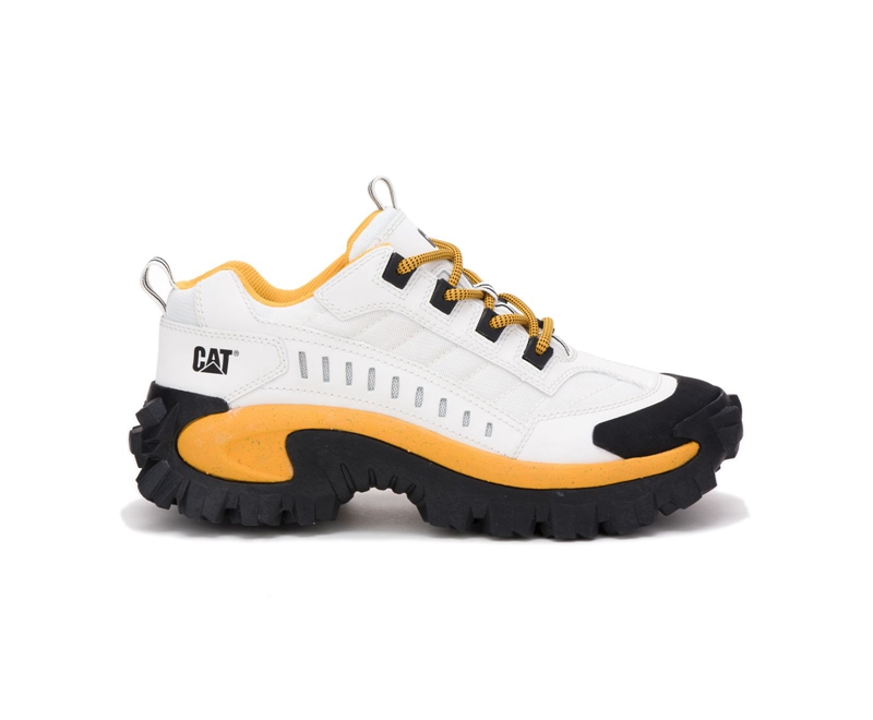 Zapatos Casuales Caterpillar Intruder Hombre Blancas Amarillo | UFQVJ-8356